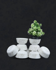 Golden Ripple-Round- 24 piece Dinner Set