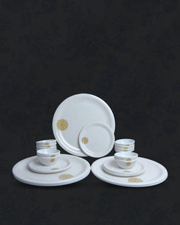 Zihhia-Round- 24 Piece Dinner Set