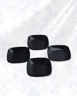Square rounded Chat Plate-6 pcs