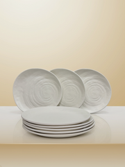 Coral Chat Plates-6 pcs