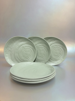 Coral Chat Plates-6 pcs