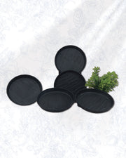 Bamboo Chat Plate - 6 pcs