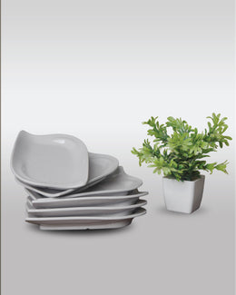 Curve Chat Plate - 6 pcs