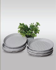 Bamboo Chat Plate - 6 pcs