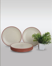 24 PC Dinner Set 2 Tone - Terraclay & Cream