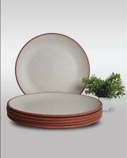 24 PC Dinner Set 2 Tone - Terraclay & Cream