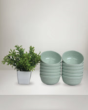 24 PC Dinner Set Echo - Speckle Green