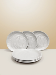 Coral Chat Plates-6 pcs