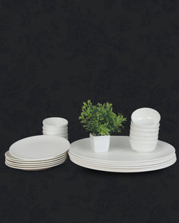 24 PC Dinner set Echo - White