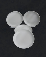Plain Round Chat Plates-6 pcs